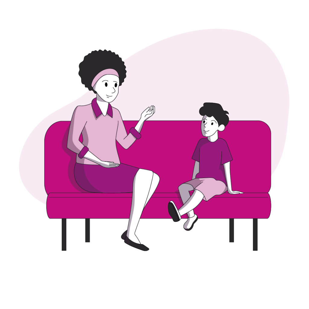 Discussion - enfant - parent