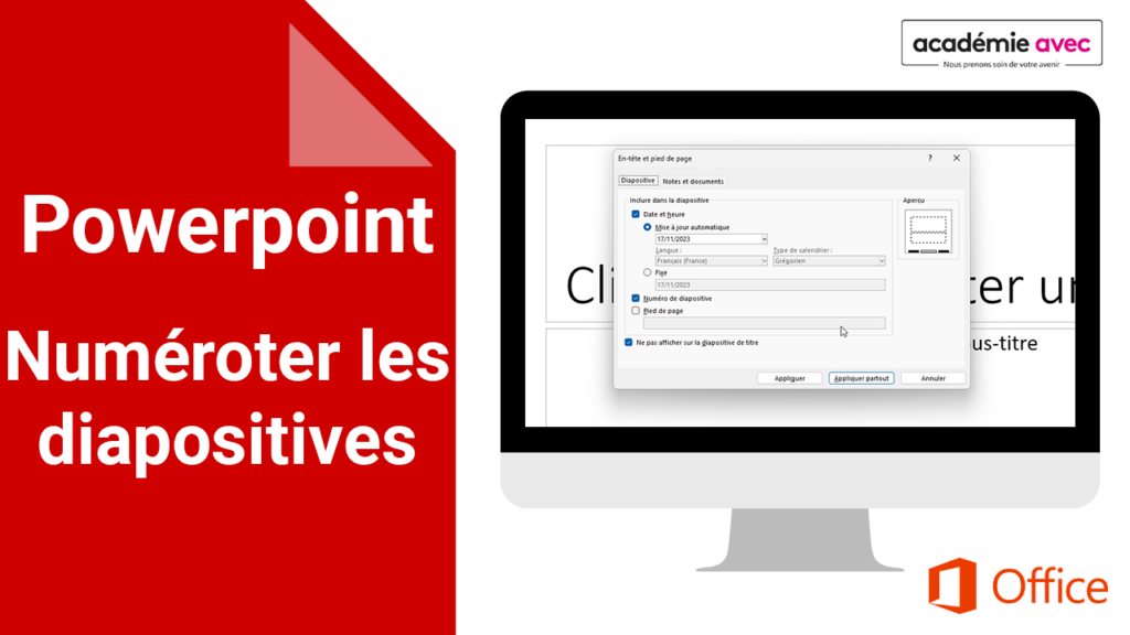 Comment numéroter les pages sur PowerPoint