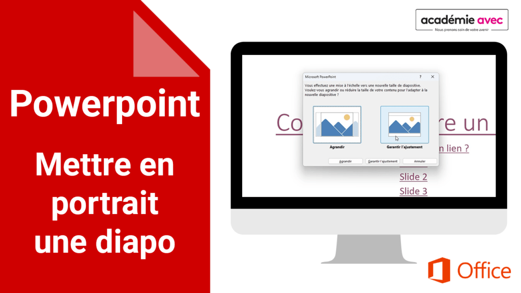 comment mettre powerpoint en portrait