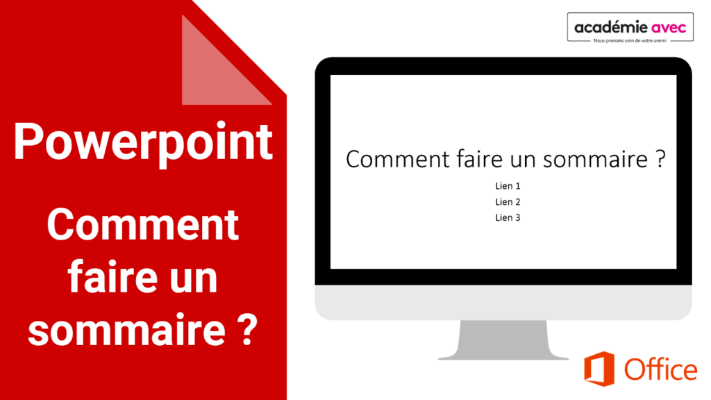 Comment faire un sommaire sur powerpoint